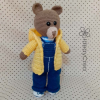 oso con capucha amigurumi ideaycrea