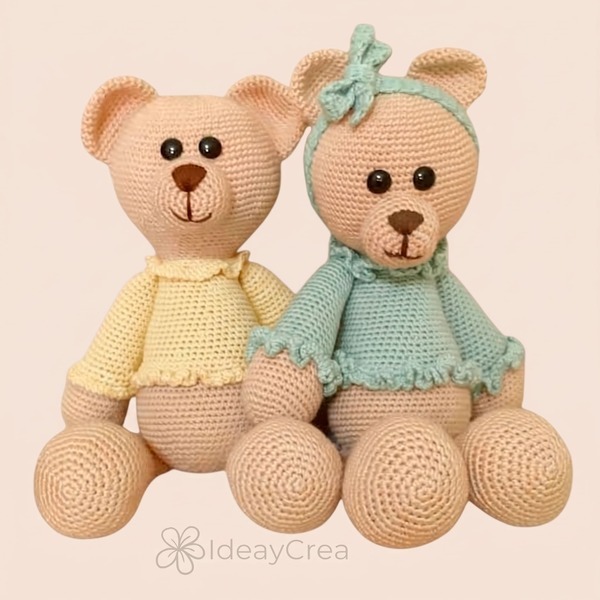 oso amigurumi peluche ganchillo ideaycrea