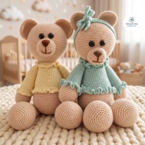 oso amigurumi peluche ganchillo ideaycrea