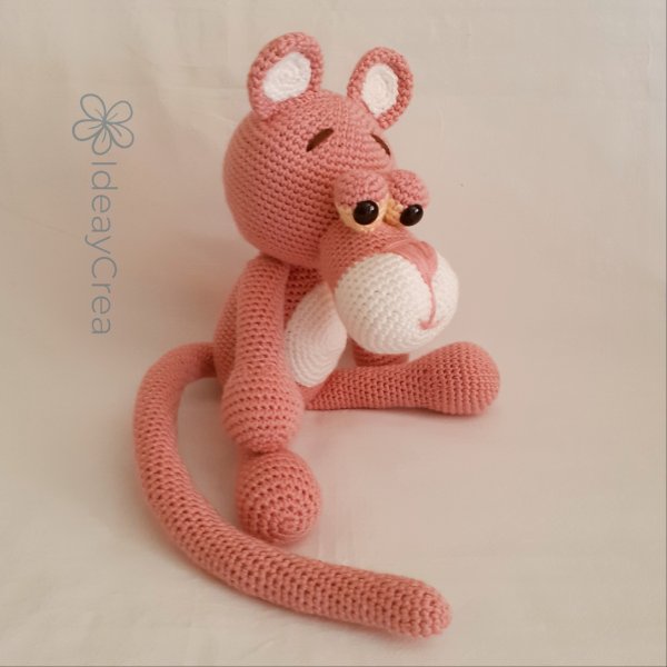 pantera rosa amigurumi ideaycrea
