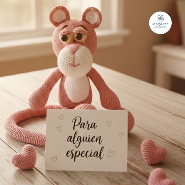 pantera rosa amigurumi ideaycrea