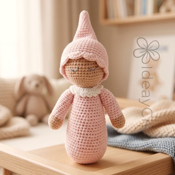 sonajero dormilon amigurumi ideaycrea