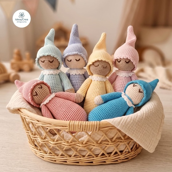 sonajero dormilon amigurumi ideaycrea