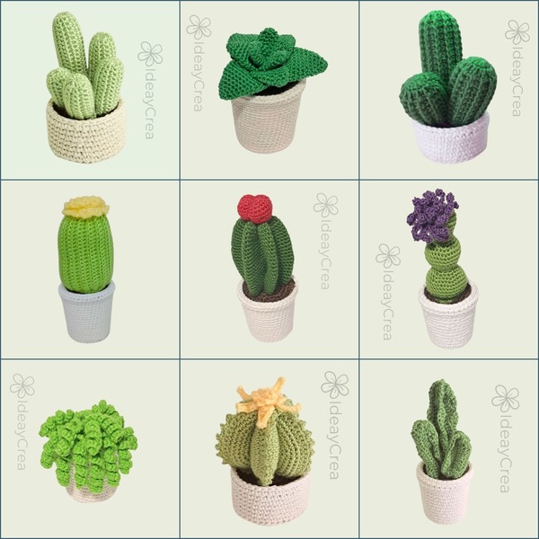 cactus amigurumis ideaycrea
