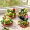 terrarios cactus amigurumi ideaycrea