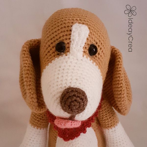 perro beagle amigurumi ideaycrea