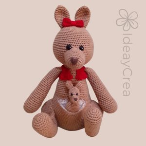 Mamá Canguro Amigurumi