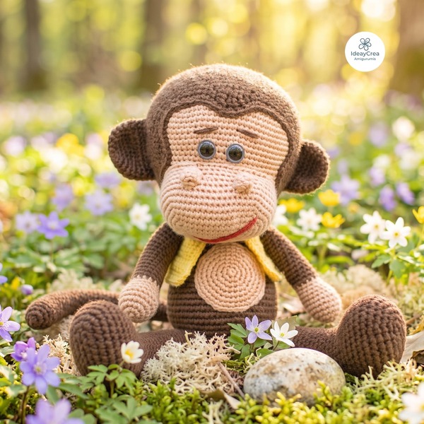 mono amigurumi ideaycrea