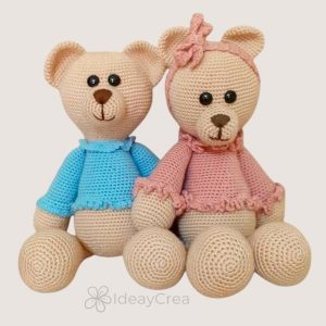 oso amigurumi peluche ganchillo ideaycrea
