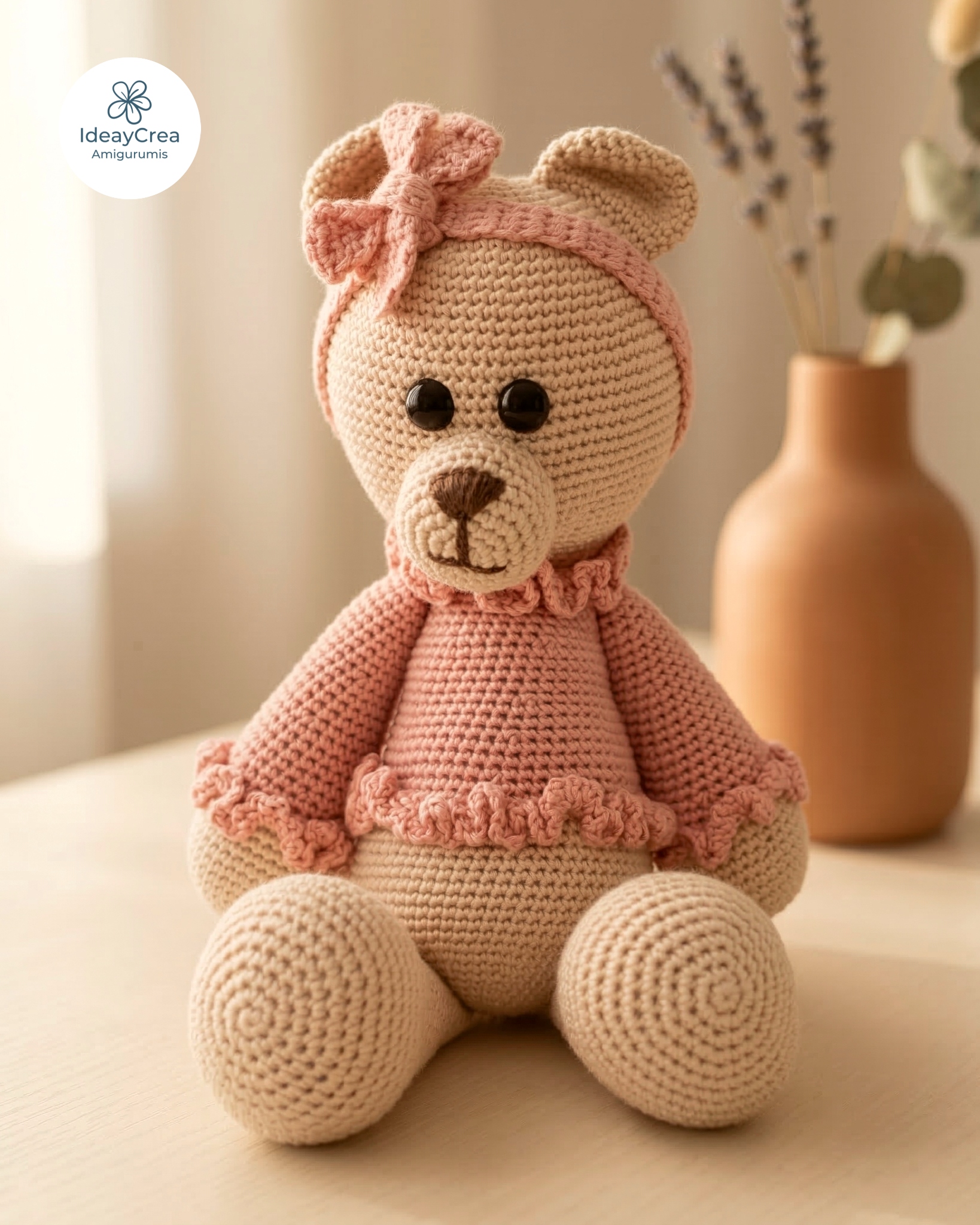oso amigurumi peluche ganchillo ideaycrea