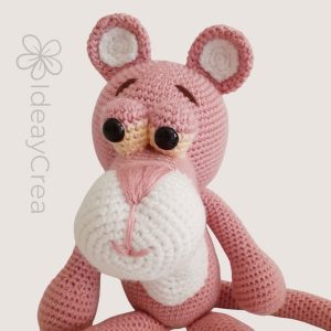 pantera rosa amigurumi ideaycrea