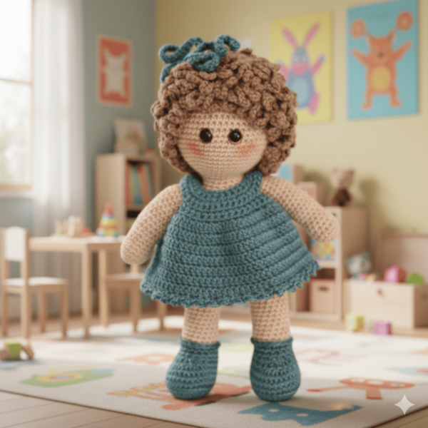 muñeca amigurumi ideaycrea