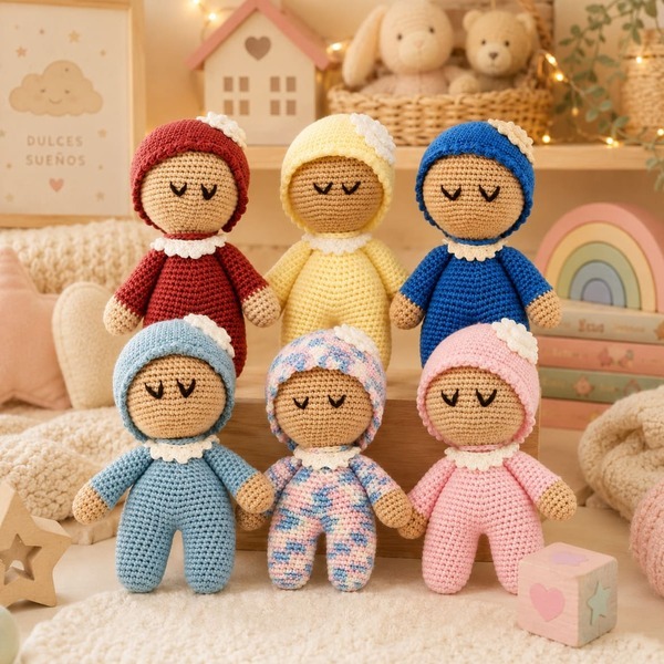 muñecos yoyos amigurumi ideaycrea