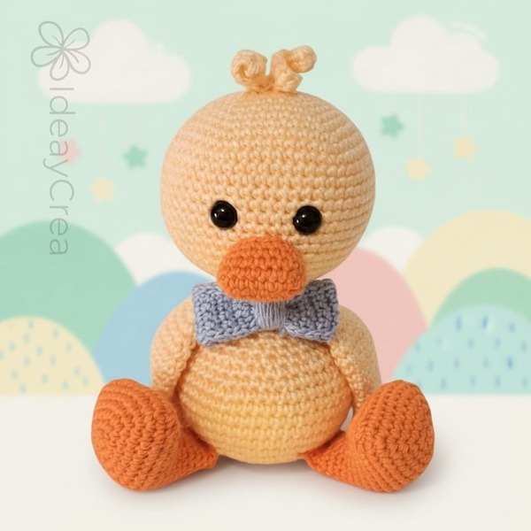 pato amigurumi ideaycrea
